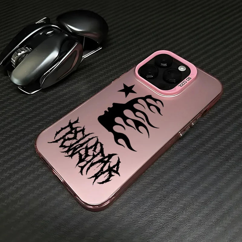 Fashion Graffiti Phone Case For iPhone 17 17e 16e 16 15 14 13 12 11 Pro Max Air Plus H-H-HellstarS-Anti Fall Matte Back Cover