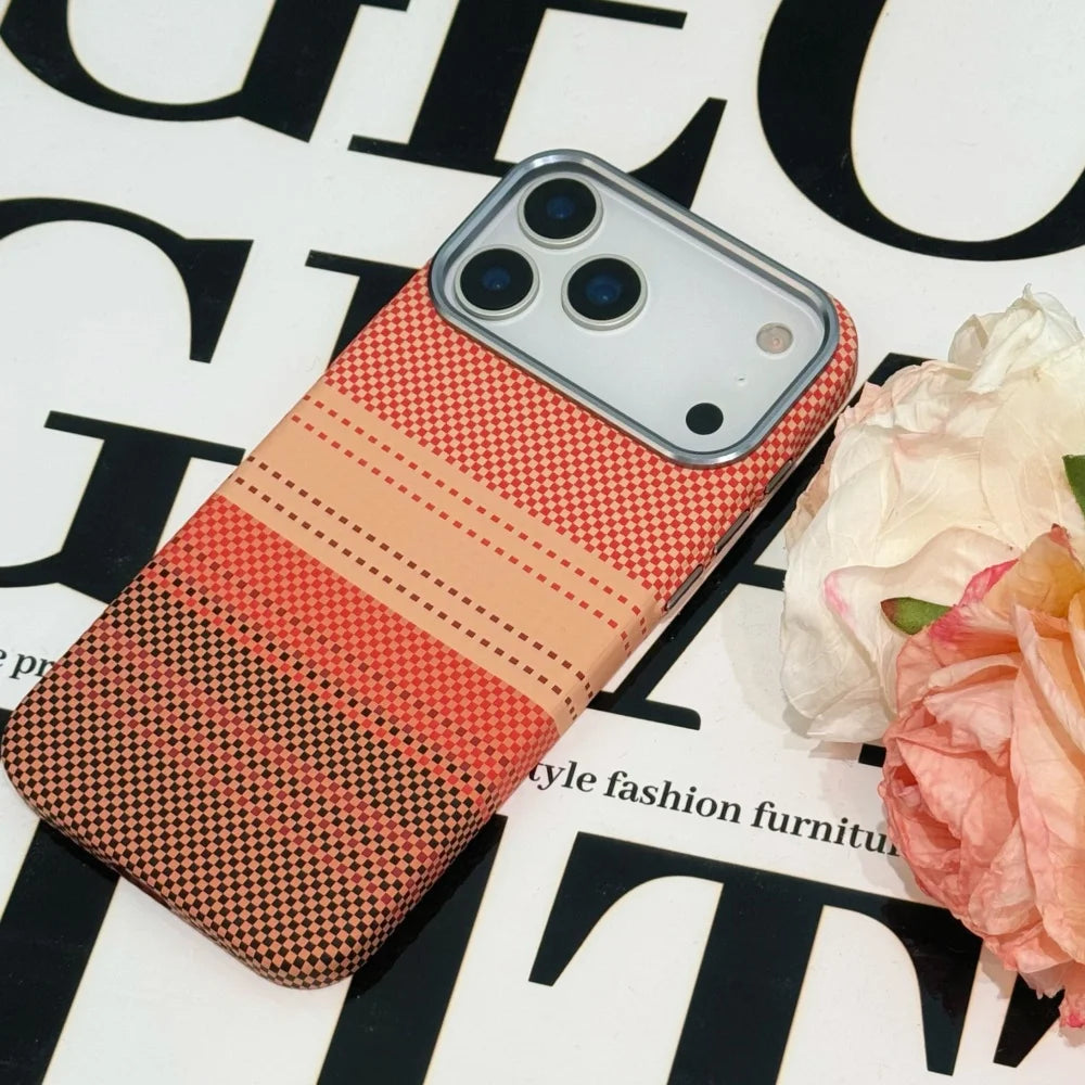 Aramid fiber carbon fiber shockproof ultra slim phone case iphone - product image