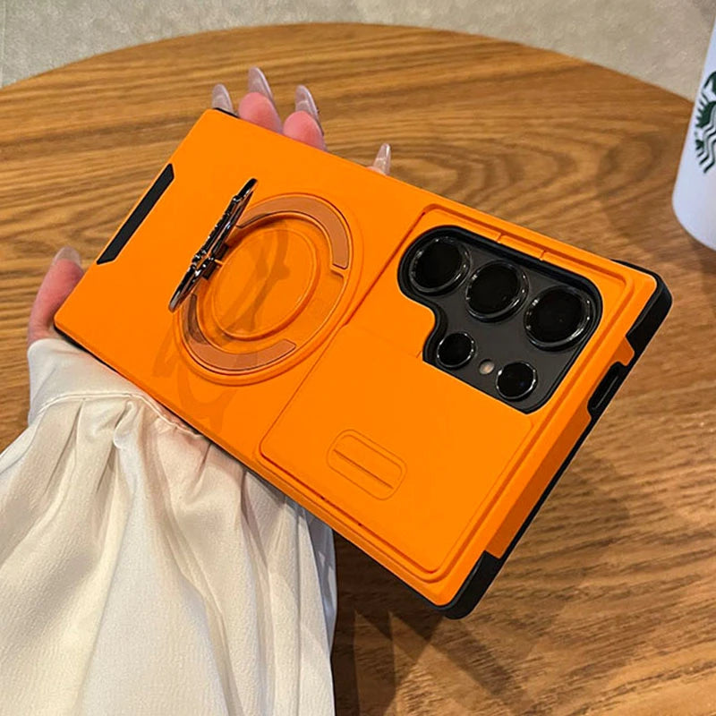 Slide camera protect ring magnetic case samsung - product image