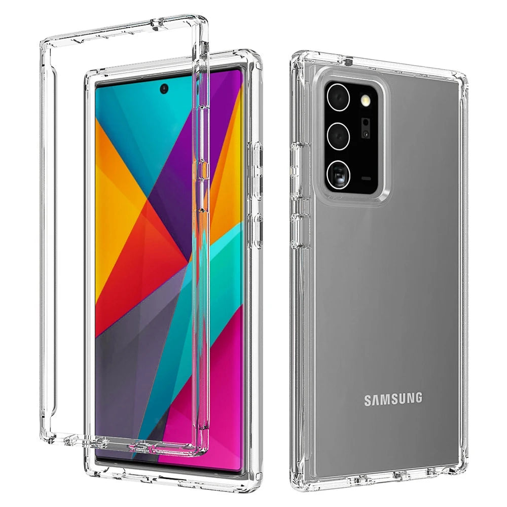 360 double sided full protection silicone case samsung - product image