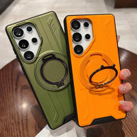 360° Metal Ring Magnetic Shockproof Case