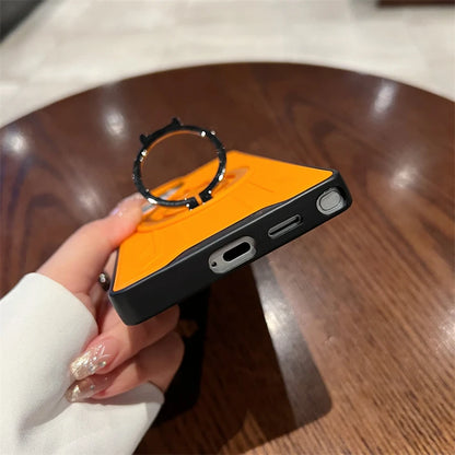 360° metal ring magnetic shockproof case - product image