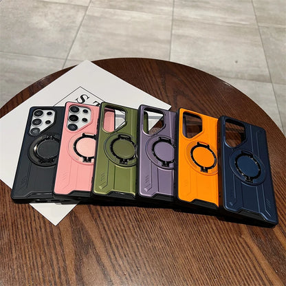 360° metal ring magnetic shockproof case - product image