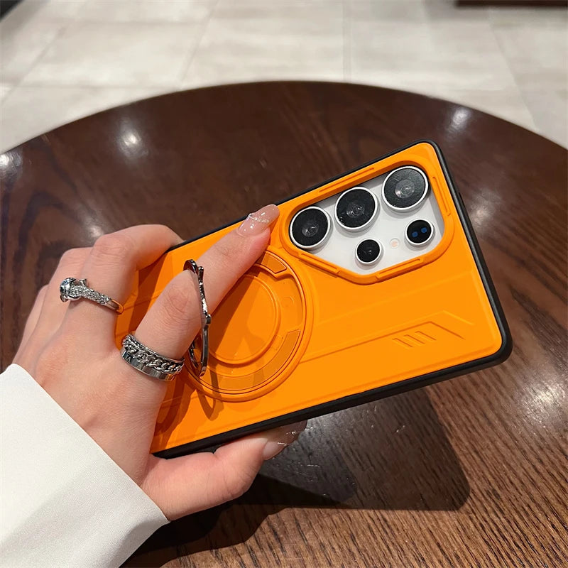 360° metal ring magnetic shockproof case - product image