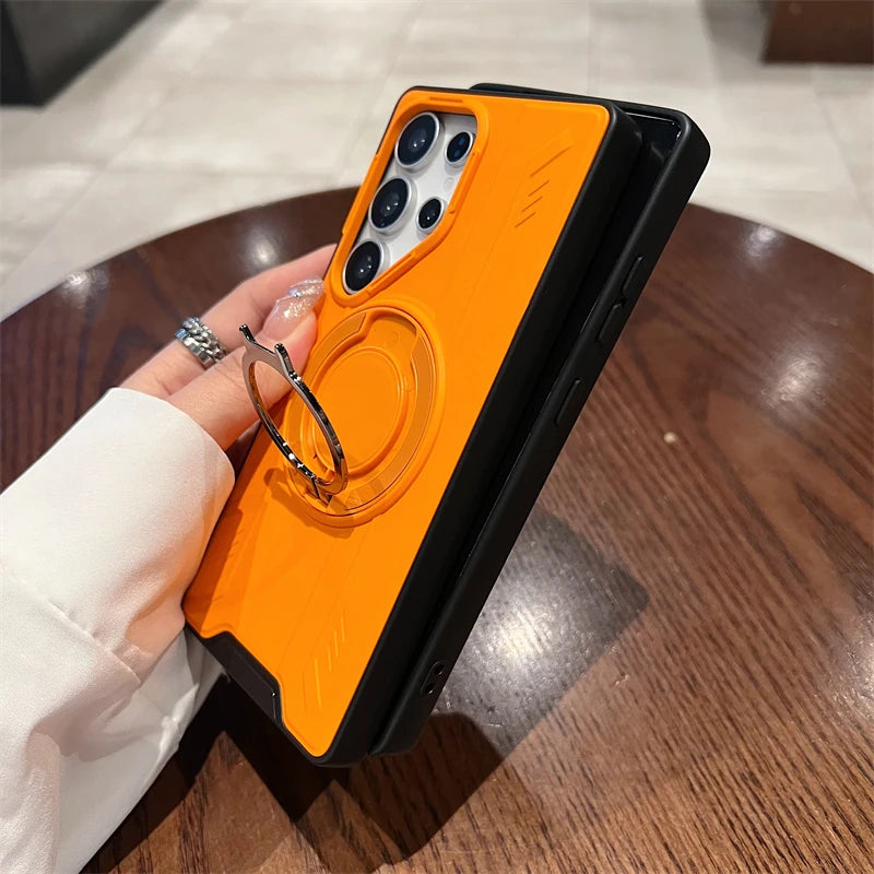 360° metal ring magnetic shockproof case - product image