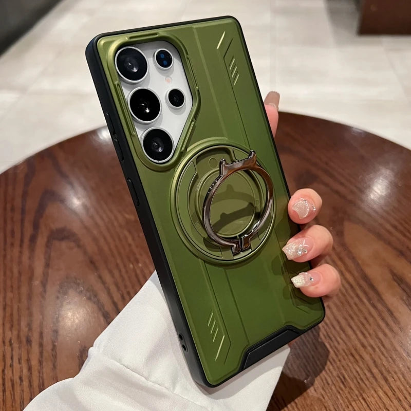 360° metal ring magnetic shockproof case - product image