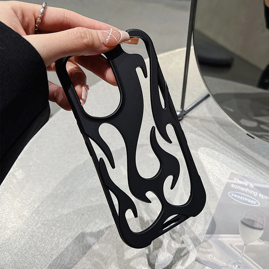 3d fire flame pattern shockproof soft case - product image