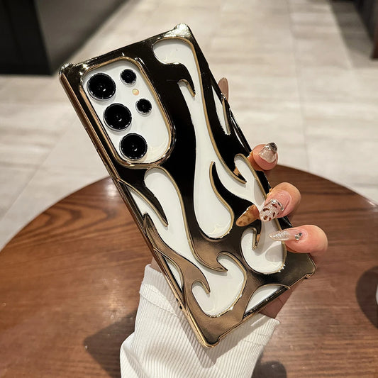 3d fire flame pattern shockproof soft case - product image