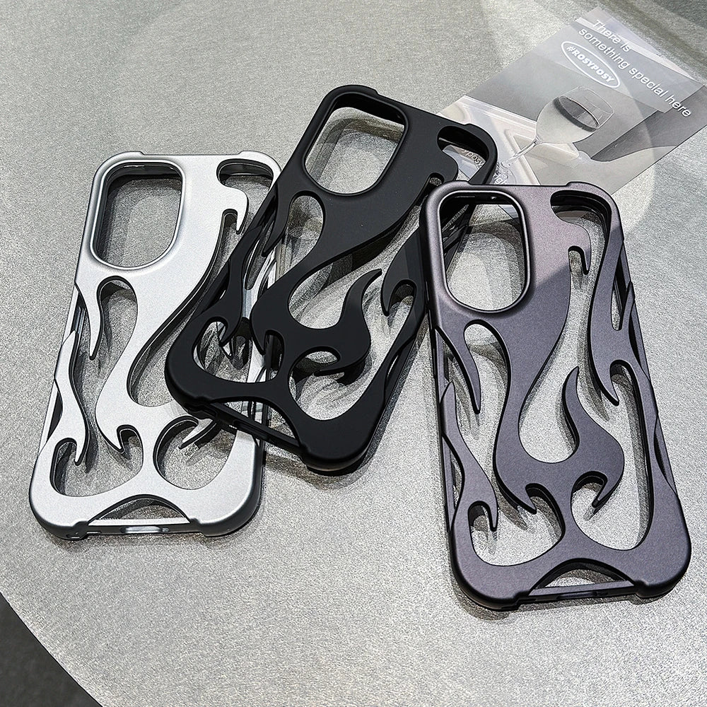 3d fire flame pattern shockproof soft case - product image