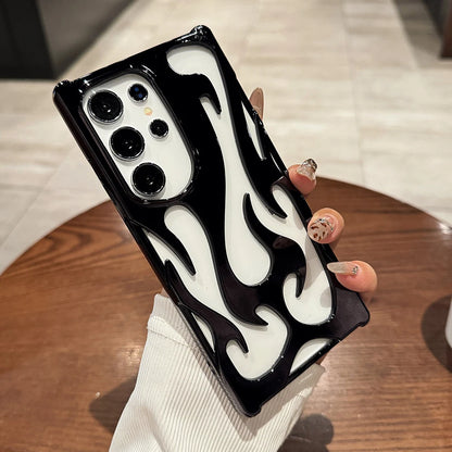 3d fire flame pattern shockproof soft case - product image