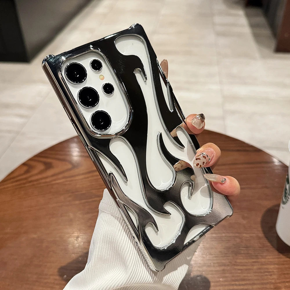 3d fire flame pattern shockproof soft case - product image