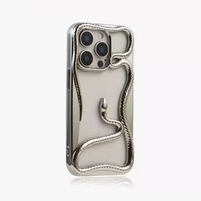 3d hollow snake matte plating heat dissipation case - product image