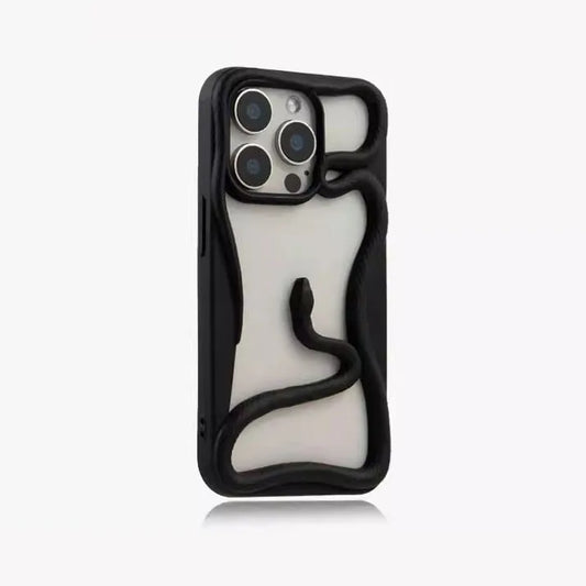 3d hollow snake matte plating heat dissipation case - product image