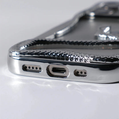 3d hollow snake matte plating heat dissipation case - product image