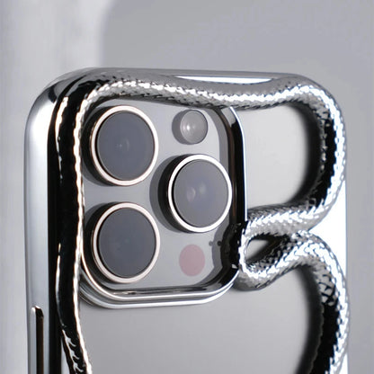 3d hollow snake matte plating heat dissipation case - product image