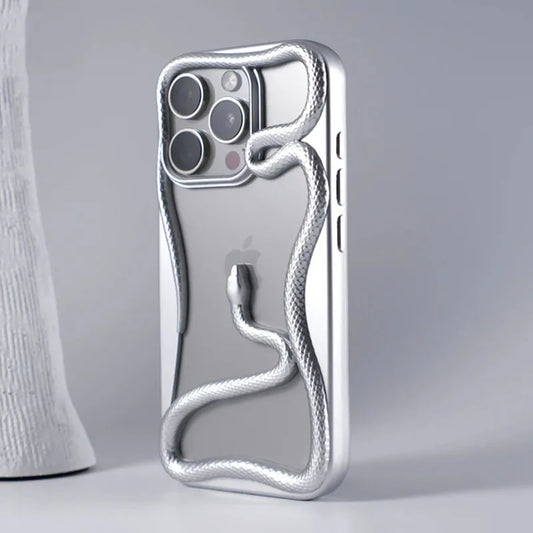 3d hollow snake matte plating heat dissipation case - product image