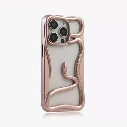 3d hollow snake matte plating heat dissipation case - product image