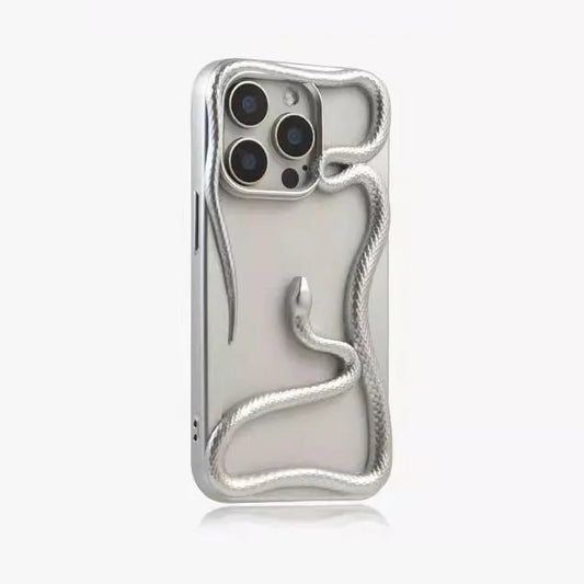 3d hollow snake matte plating heat dissipation case - product image