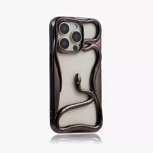 3d hollow snake matte plating heat dissipation case - product image
