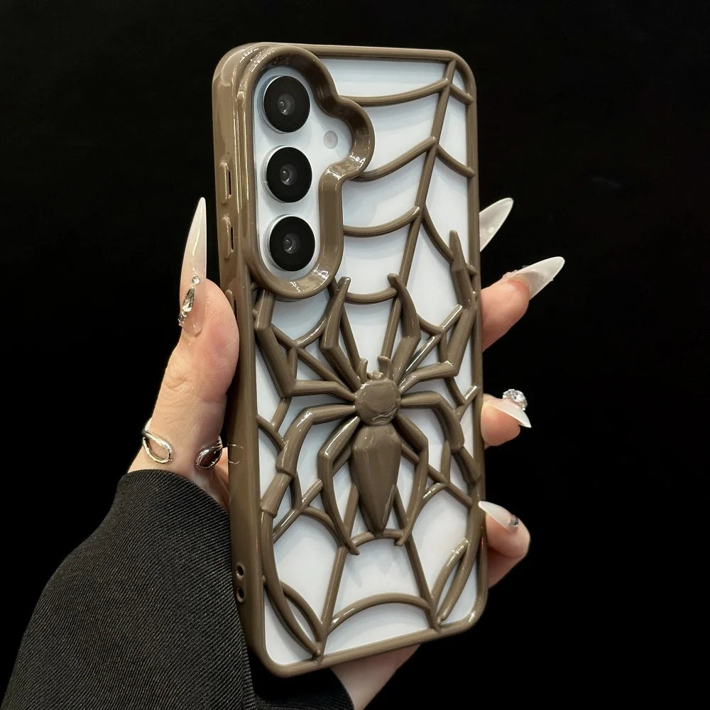 3d hollow spider pattern soft breathable shockproof case samsung - product image