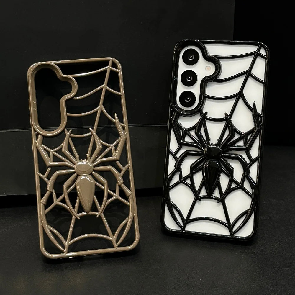 3d hollow spider pattern soft breathable shockproof case samsung - product image