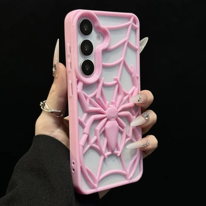 3d hollow spider pattern soft breathable shockproof case samsung - product image