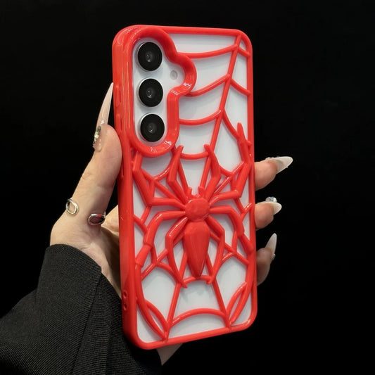 3d hollow spider pattern soft breathable shockproof case samsung - product image