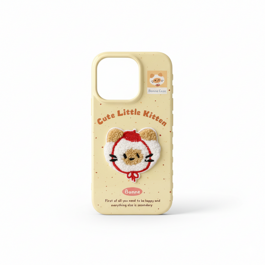 Cute pet embroidery series phone cases