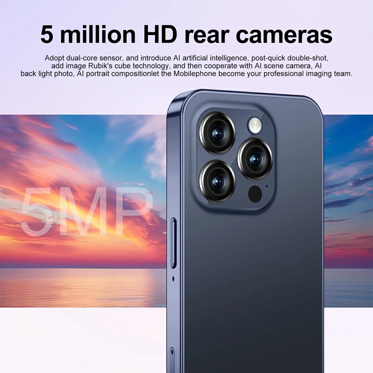 I16 Pro - a New 4-inch Full-screen Mini Smart Phone Suitable for Children and Students, Capable of Making Internet Calls.