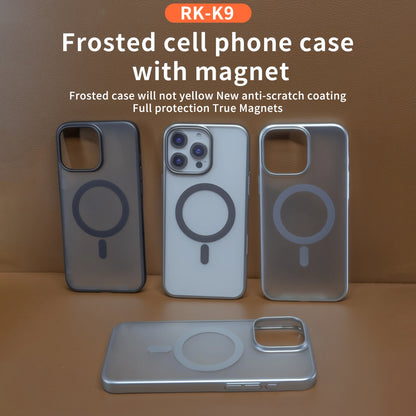 RK-K8 Wave Pattern Phone Case Magnetic