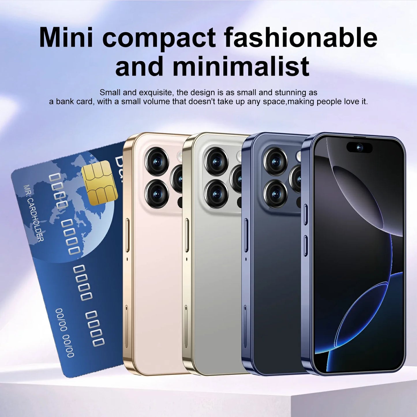 I16 Pro - a New 4-inch Full-screen Mini Smart Phone Suitable for Children and Students, Capable of Making Internet Calls.