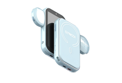 Synco XView M4 AI Wireless Magnetic Selfie Monitor Screen Gesture Control for Smartphone Selfie Vlog Live Stream Video Recording