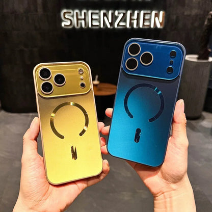 Luxury Acrylic for for 17/16/15 Pro Max/14/13 Frosted Streamer Magnetic Mobile Phone Case