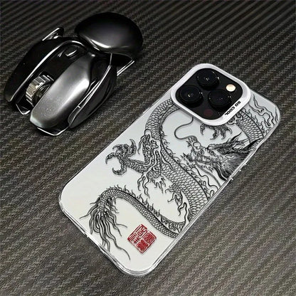 Men's Trend Matte XR Black Line Phone Case for iPhone 16 Pro 15 Pro 14 13 12 11 XS 14 PRO MAX 16 Plus 14Pro 12pro Soft Shell
