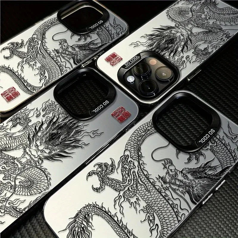 Men's Trend Matte XR Black Line Phone Case for iPhone 16 Pro 15 Pro 14 13 12 11 XS 14 PRO MAX 16 Plus 14Pro 12pro Soft Shell