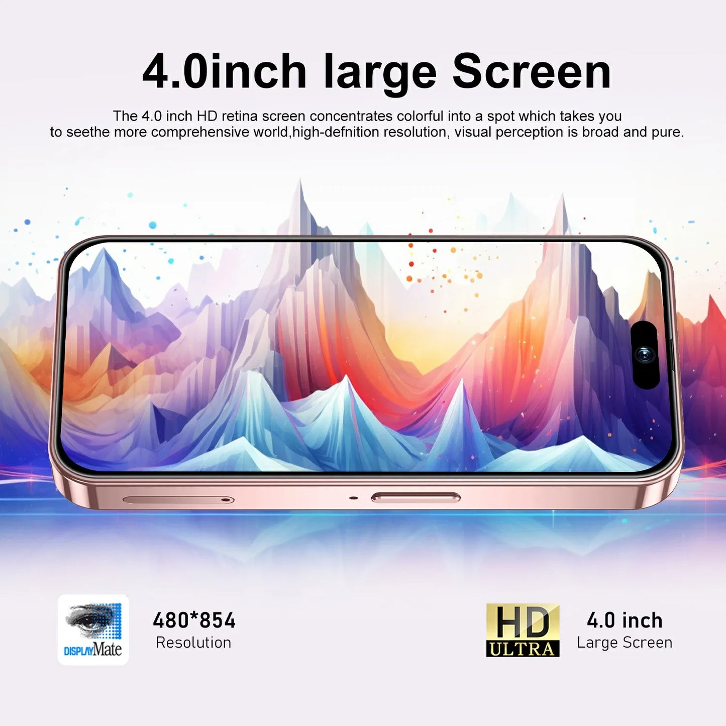 I16 Pro - a New 4-inch Full-screen Mini Smart Phone Suitable for Children and Students, Capable of Making Internet Calls.