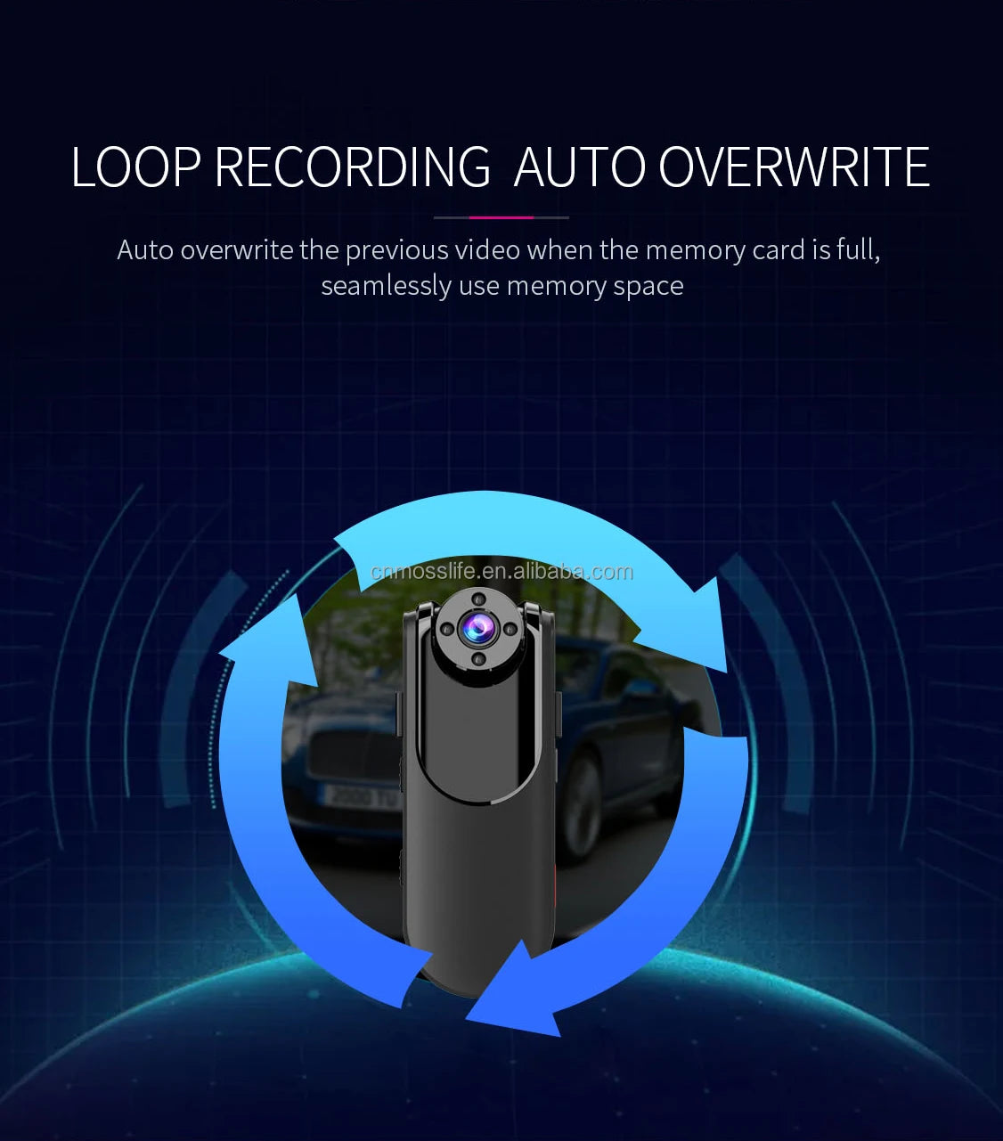 High Definition Outdoor Sports DV Digital  Cross-Border New Release 1080P Night Vision Camera  for Convenient Recording