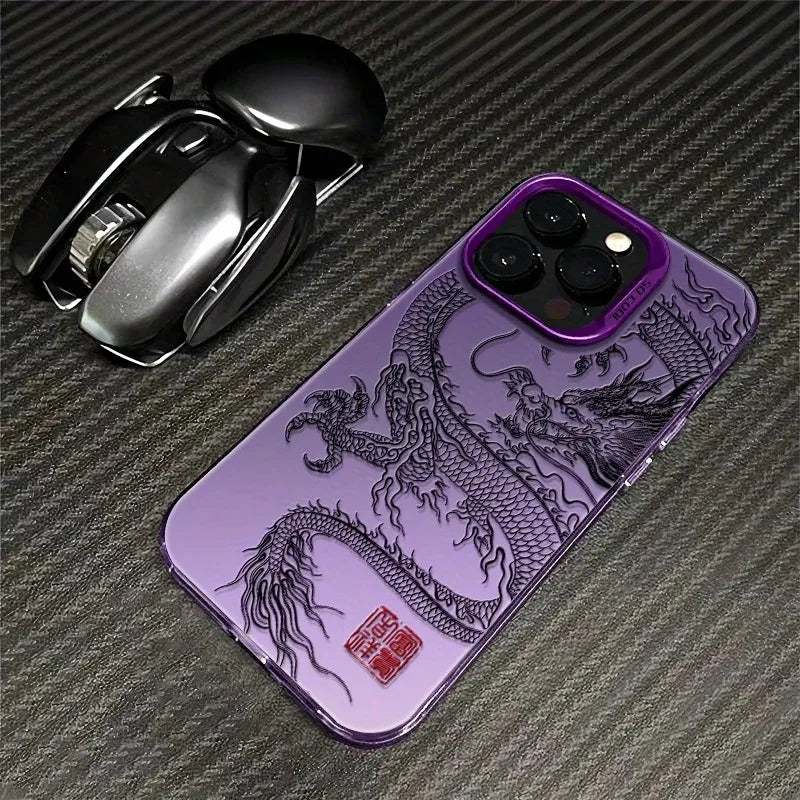 Men's Trend Matte XR Black Line Phone Case for iPhone 16 Pro 15 Pro 14 13 12 11 XS 14 PRO MAX 16 Plus 14Pro 12pro Soft Shell