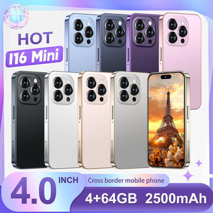 I16 Pro - a New 4-inch Full-screen Mini Smart Phone Suitable for Children and Students, Capable of Making Internet Calls.