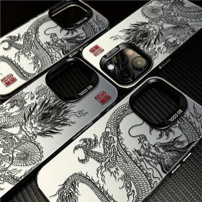 Men's Trend Matte XR Black Line Phone Case for iPhone 16 Pro 15 Pro 14 13 12 11 XS 14 PRO MAX 16 Plus 14Pro 12pro Soft Shell