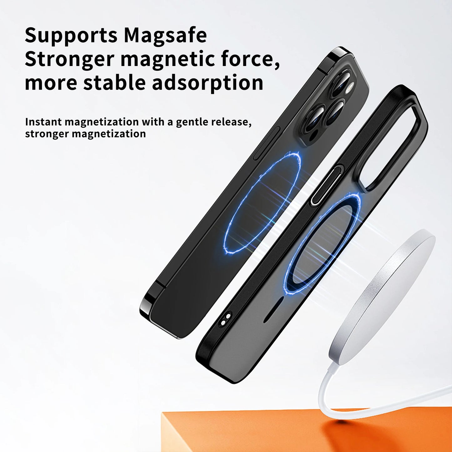 RK-K8 Wave Pattern Phone Case Magnetic