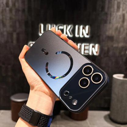 Luxury Acrylic for for 17/16/15 Pro Max/14/13 Frosted Streamer Magnetic Mobile Phone Case
