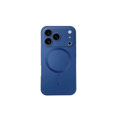 New 2025 for IPhone17ProMax Mobile Phone Case Plain Design Magnetic Frosted Silicone Full Cover Soft
