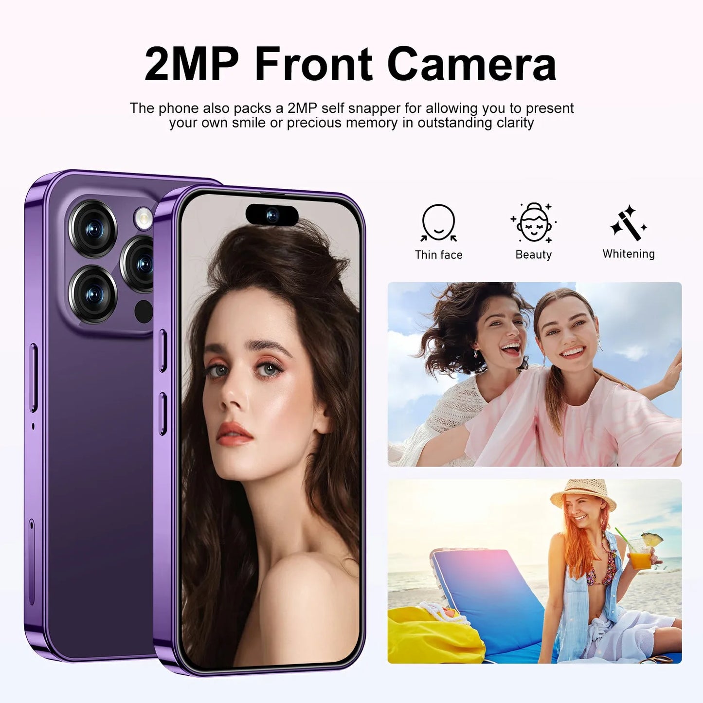 I16 Pro - a New 4-inch Full-screen Mini Smart Phone Suitable for Children and Students, Capable of Making Internet Calls.