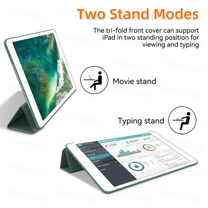Silicone Tri-Fold Stand Case for iPad
