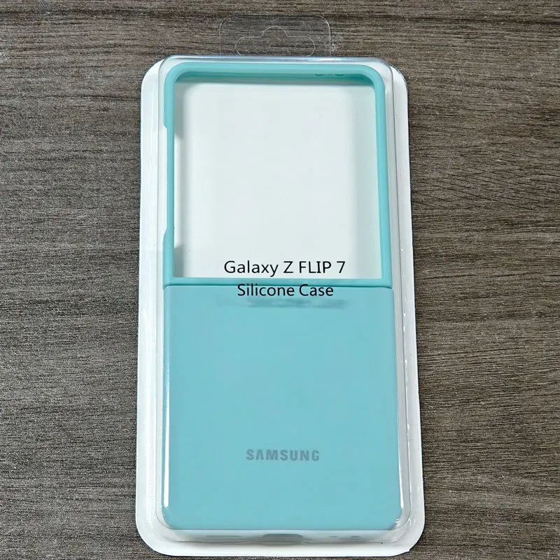 For Samsung Galaxy Z Flip 7 6 5 Flip5 Flip6 Flip7 5G case Silky Soft-Touch Liquid Silicone Case Shockproof Back Protective Cover
