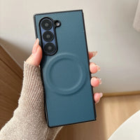Carbon Fiber Magnetic Wireless Charging Shockproof Case Samsung Z Fold