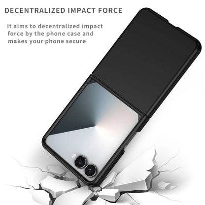 Protective Funda Case for Samsung Galaxy Z Flip7 FE Flip6 Flip 6 7 5G Flip5 Flip4 Flip3 Flip 4 3 5 Anti-Fingerprint Accessories