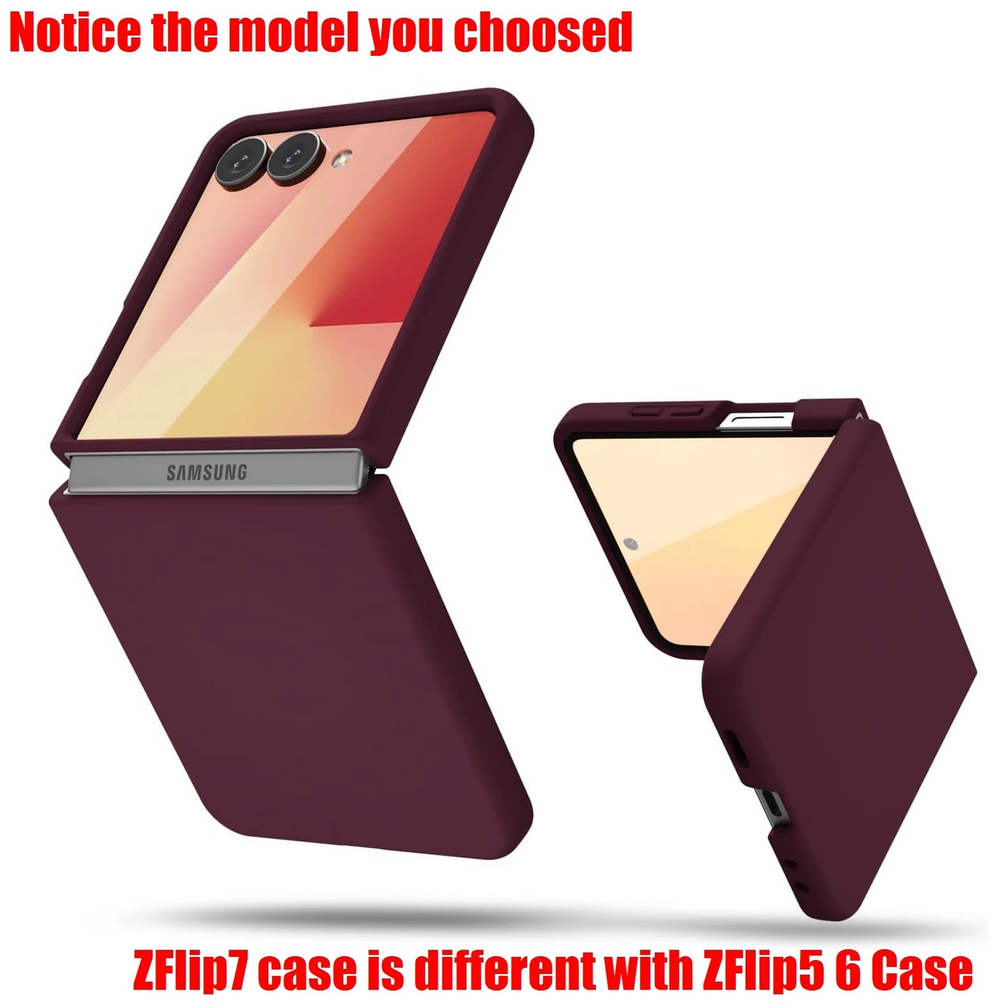 Liquid Silicone Case for Samsung Z Flip 7 Slim Ultra Thin Skin Feel Men Women Cover for Samsung Galaxy Z Flip 7 FE 6 5 4 3 2 1