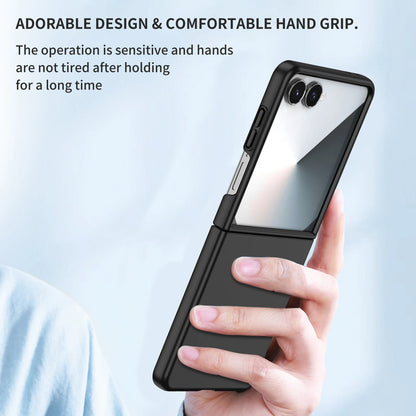 Protective Funda Case for Samsung Galaxy Z Flip7 FE Flip6 Flip 6 7 5G Flip5 Flip4 Flip3 Flip 4 3 5 Anti-Fingerprint Accessories